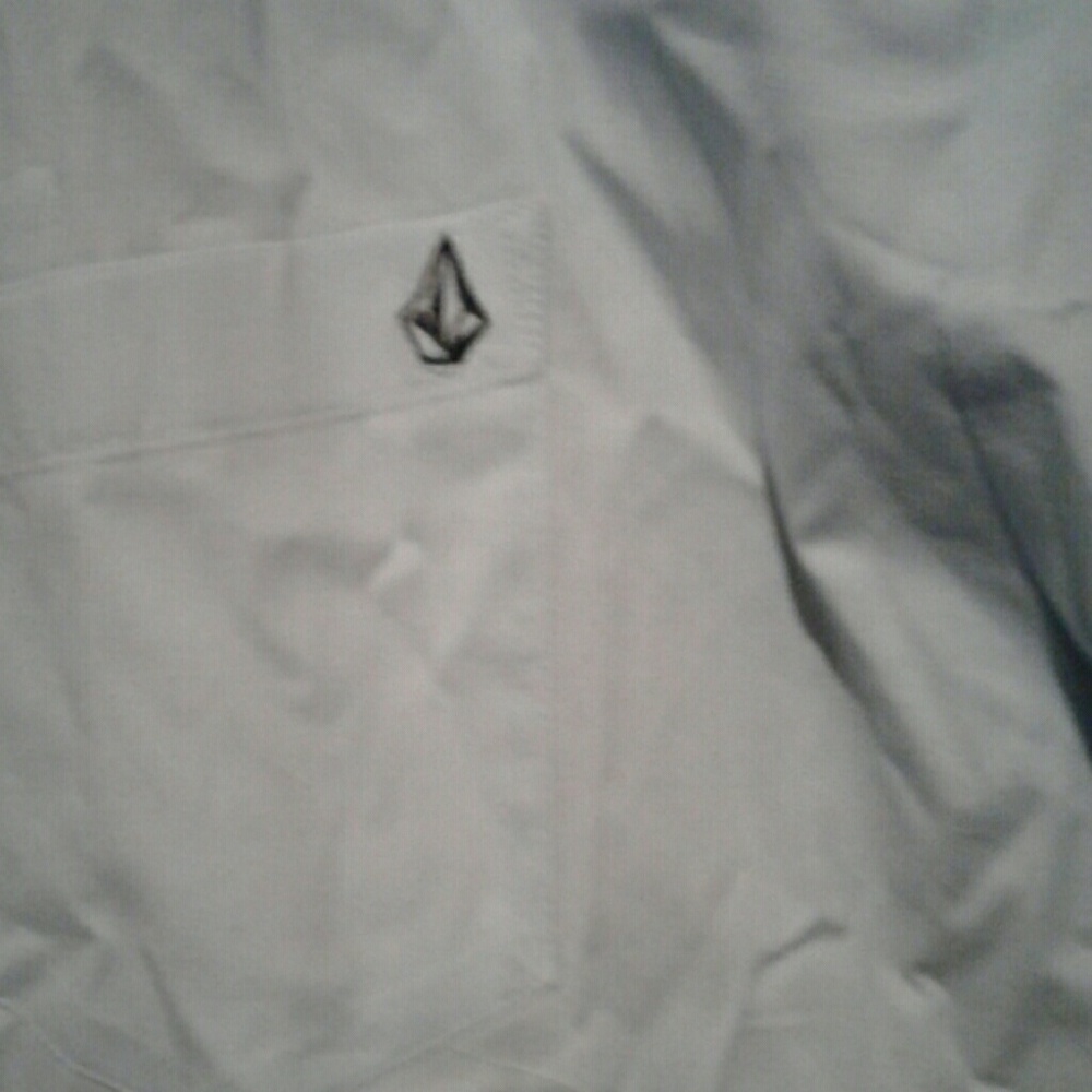 Volcom mens short sleeve button up dress shirt